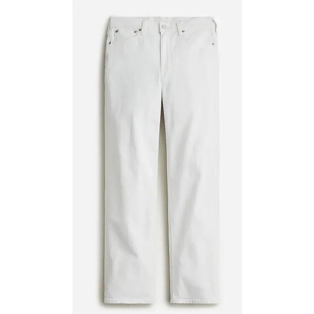 JCrew '90s classic straight-fit jean in white wash